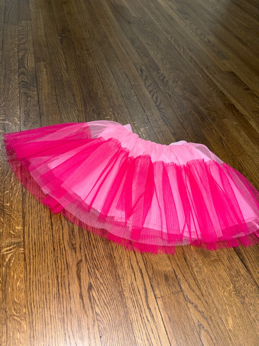 H&M Hot Pink and Light Pink Tulle Skirt